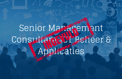 Senior-Management Consultant Beheer Applicaties Senior-Management Consultant Beheer Applicaties