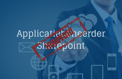 Applicatiebeheerder Sharepoint ingevuld Applicatiebeheerder Sharepoint ingevuld
