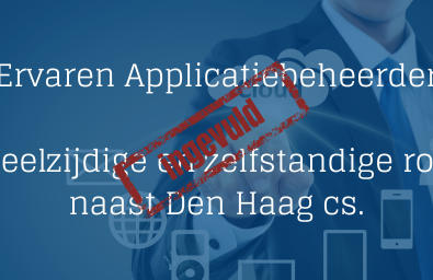 Applicatiebeheerder Condor - ingevuld Applicatiebeheerder Condor