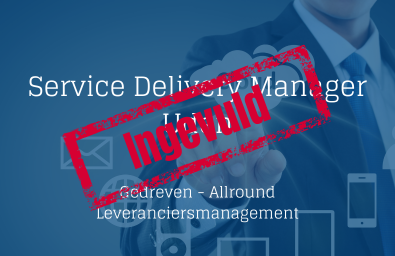 Service Delivery Manager Service Delivery Manager