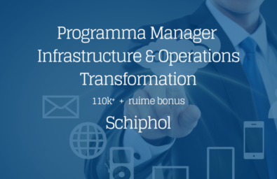 Programma Manager Transformation Programma Manager Transformation