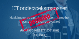 Gesloten voor sollicitaties