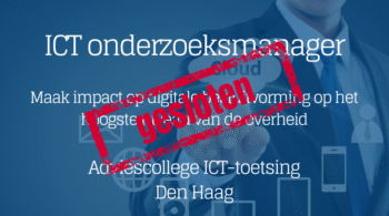 Gesloten voor sollicitaties