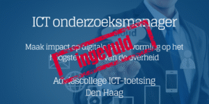ICT Onderzoeksmanager - ingevuld