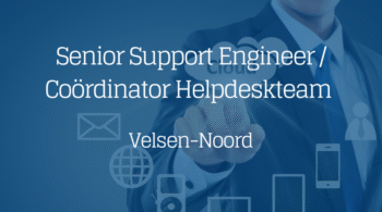 SRV - Senior Support Engineer Coördinator